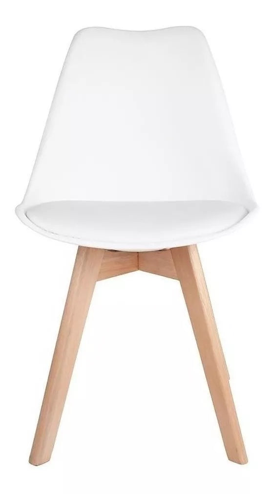 Cadeirajantar Empório Tiffany Saarinen Base Wood,branco, 1 U Estrutura da cadeira Branco